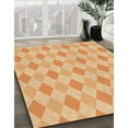 thumbnail image 3 of Ahgly Company Machine Washable Indoor Square Transitional Pumpkin Orange Area Rugs, 5' Square, 3 of 7