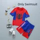 thumbnail image 1 of Traje de baño para bebés y niños pequeños, bañador de Spiderman de Los Vengadores, flotador para niños, traje de surf para niños, ropa de playa de dibujos animados con sombrero y gafas, 1 of 6