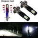 thumbnail image 4 of 2x H1 6000k Super Bright White 6000lm Drl Kit de faros delanteros LED Luz alta, luz antiniebla para automóvil Luz diurna, H1 6000K Lámparas de parachoques Super White, Kit de bombillas LED para faros kaili Sencillez, 4 of 5