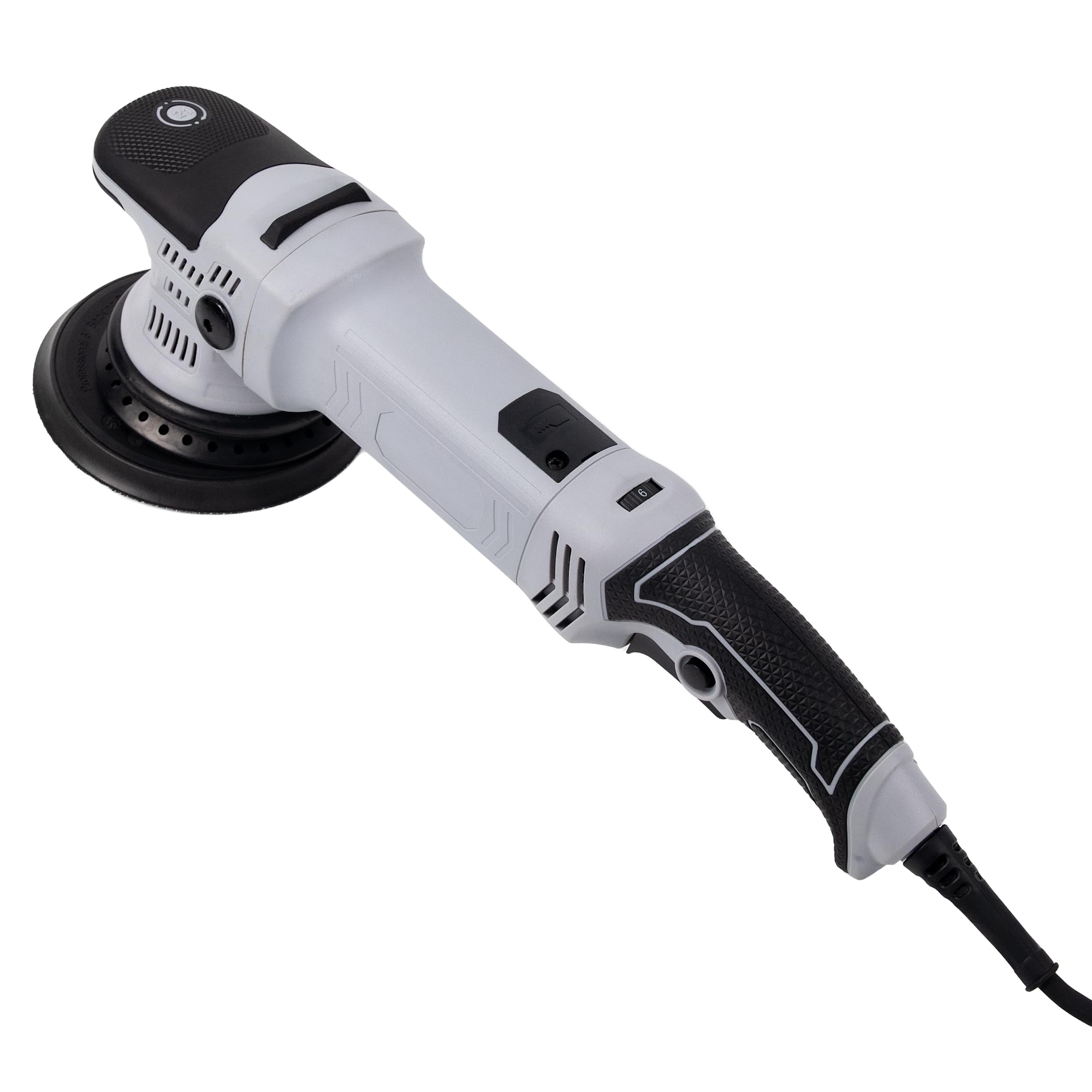 Steel Force PRP675021 6-inch Dual Action/DA Polisher, Buffer Waxer with Lock Switch and 6 Variable Speeds for Car Detailing, Tile Cleaning and Wood Polishing