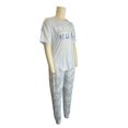 thumbnail image 3 of Pijama Secret Treasures Talla M Frase I'm Strong Azul, 3 of 4