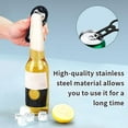 thumbnail image 6 of LYINGF 2 Pcs Multi-Functional Bottle Opener Keychain, Portable Seat Belt Cutter, Stainless Steel Beer Cap Opener Key Chain for Bartender, Bar, Kitchen, Outdoor Camping, Restaurant, Gift, 6 of 7