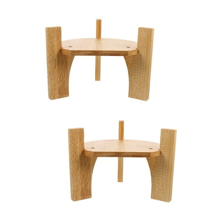 MLINS 2pcs Water Beverage Dispenser Bracket Wooden Stand Beverage Dispensers Stand Drink Dispenser Holder