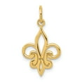 thumbnail image 1 of 14K Yellow Gold Fleur De Lis Charm, 1 of 3