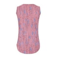 thumbnail image 4 of KIHOUT New Arrival Tank Tops for Women Summer Womens Print Tank Tops V-Neck Basic Casual Flowy Summer Sleeveless T-Shirt, 4 of 5