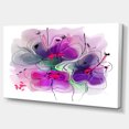 thumbnail image 2 of Illustration de Fleur Violette - Impression sur Toile Florale, 2 of 4