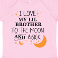 thumbnail image 4 of Inktastic I Love My Lil Brother To The Moon and Back Boys or Girls Baby Bodysuit, 4 of 5