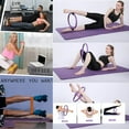 thumbnail image 4 of Kit esencial de pilates LLDYYDS - Equipo de fitness portátil - con aros de pilates tonificantes y bandas de resistencia, pelota de yoga, 4 of 7