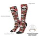 thumbnail image 4 of Fotbe Skull and Roses Calcetas Divertidas Estampadas para Hombre y Mujer, Calcetas de Algodón hasta la Rodilla para Caminar, Correr, Enfermería y Embarazo, 4 of 6