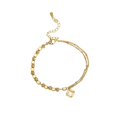thumbnail image 4 of Pulsera de trébol de cuatro hojas de oro roto para mujer, nuevo estilo, lujo ligero, nicho, exquisita joyería de mano, diseño de nicho, regalo para novias, 4 of 4