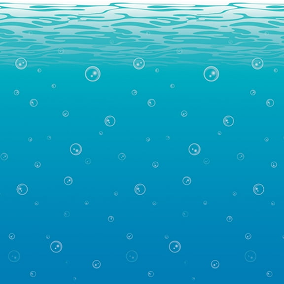 Party Decoration Undersea Backdrop 4' X 30' - 6 Pack (1 Per Package)