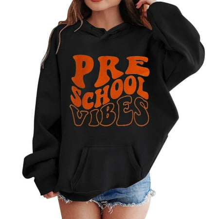

Kids Girls Sports Shirt Boy First Day Of School Casual Hoodie Pullover In My Preschool Shirt Kindergarten Hooded Sweatshirt with Pocket Suitable for Teen Girls Boys Boys Clothes Size 12 Toddler Boys
