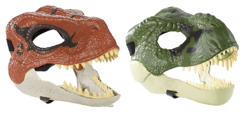 Jurassic World Legacy Velociraptor & Tyrannosaurus Rex Mask Bundle