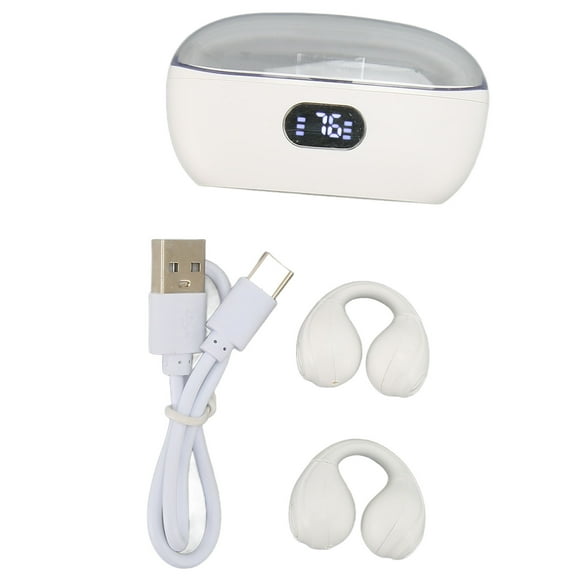 Clip On Earbuds, Open Ear Earbuds Mini Bone Conduction for Travel