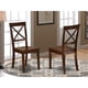 thumbnail image 2 of Set de 2 sillas de comedor East West Furniture BOC-MAH-W Boston, 2 of 6