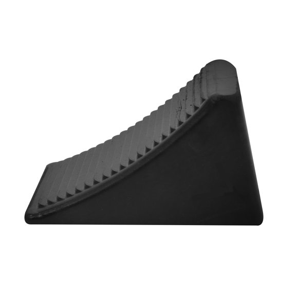 Heavy Duty Rubber Wheel Chock for Car Black Color Portable and Stable Design