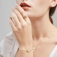 thumbnail image 4 of 200pcs 4mm Gold Alloy Spacer Beads Smooth Round Beads Loose Ball Beads Small Beads with Hole for DIY Earring Necklace Bracelet Making Hole:1.4mm, 4 of 5