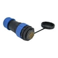 thumbnail image 3 of Aviation Plug Connector,Waterproof Connector Back Nut Industrial Connector Waterproof Power Connector Exceptional Reliability, 3 of 14