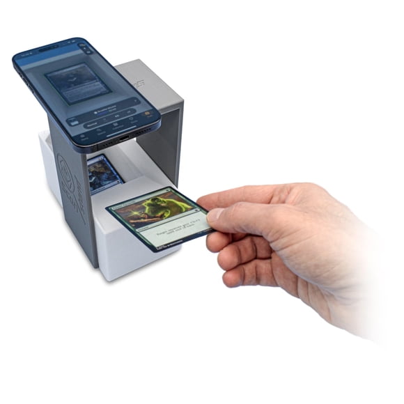 Scan Station Deluxe Set - TCG Scanner Stand for Sleeved and Unsleeved MTG Trading Cards - Catalog, Sort and Organize Your Bulk by Price or Rarity - Best with Manabox App