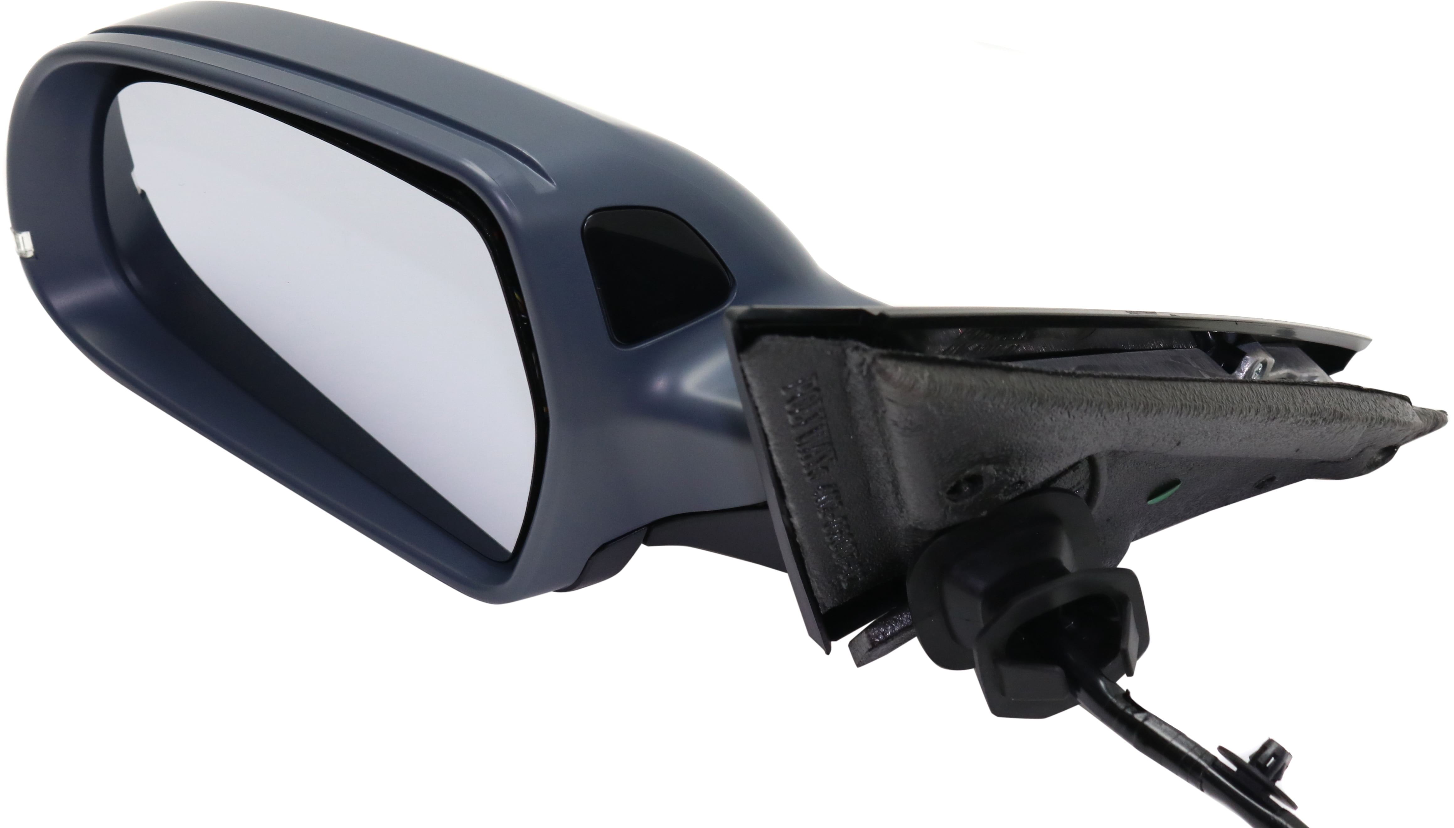 Mirror Compatible With 2010-2011 Audi A4 S4 Left Driver Side Heated w/ Blind Spot Detection in Glass In-housing Signal Light Paintable Kool-Vue