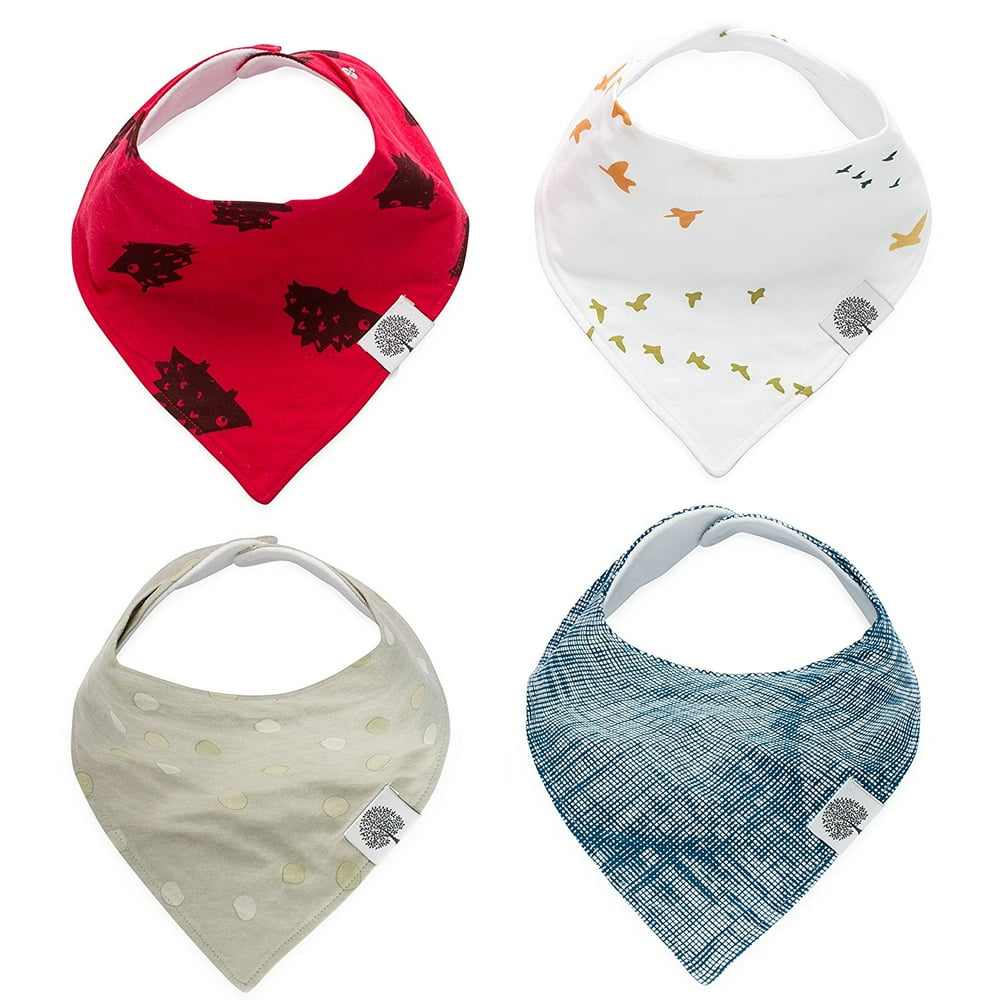 Parker Baby Bandana Drool Bibs 4 Pack Baby Bibs for Boys, Girls