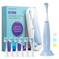 thumbnail image 1 of FUMEIKANG Cepillos de dientes eléctricos para niños, cepillo de dientes recargable sónico, regalos para niños y niñas, cepillo de dientes eléctrico con temporizador inteligente, azul 3 4 5 6 7 8 9 10, 1 of 5