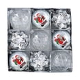 thumbnail image 5 of Nkmbld 9Pcs Shatterproof Christmas Ornaments Birthday Decoration Boutique PET Painted Plastic Christmas Balls Set Christmas Tree Decoration, 5 of 8