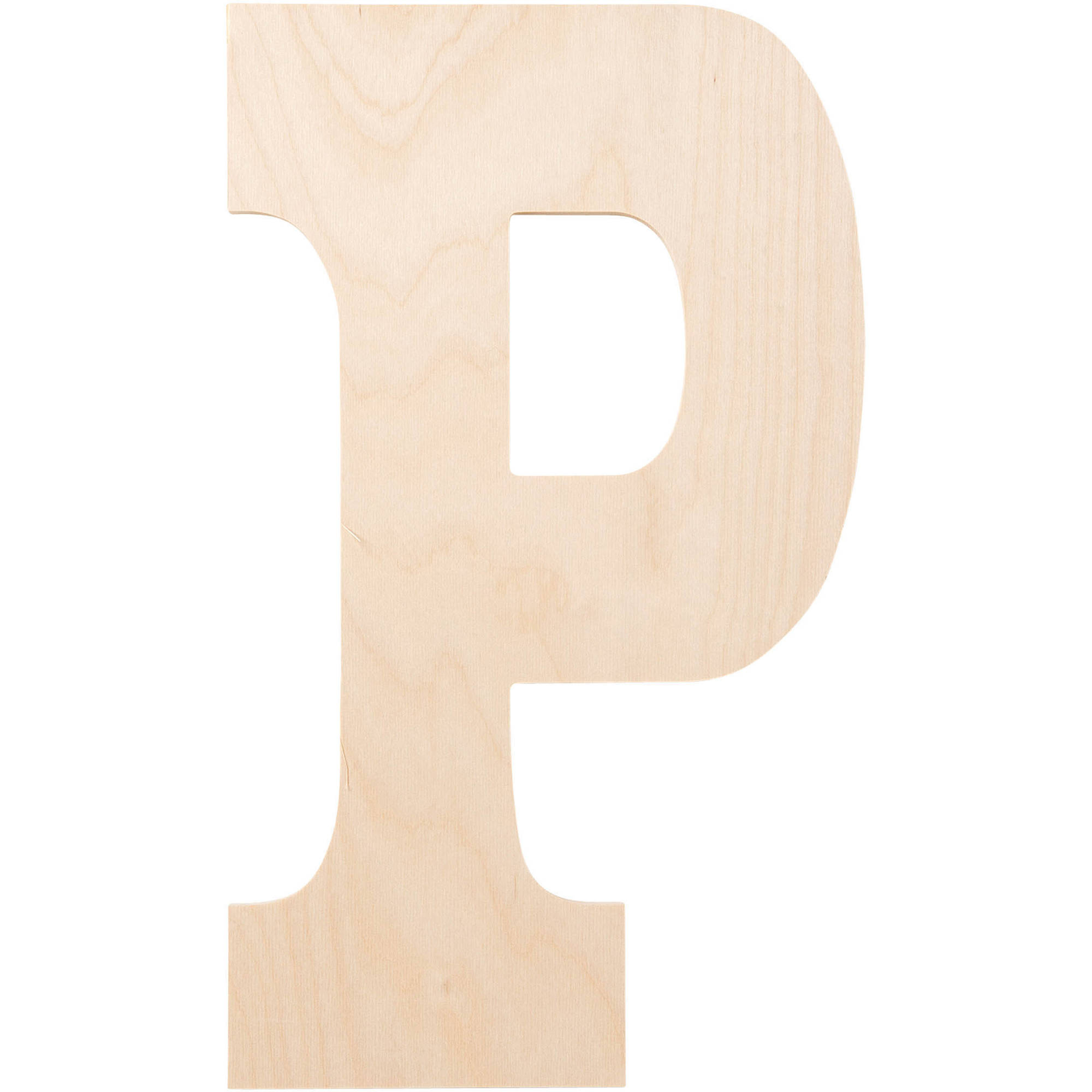 18" Chestnut Font Wood Letter