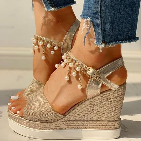 

FZM Women shoes Women Ladies Fashion Wedges Causal Shoes Super High Shoes Sandals