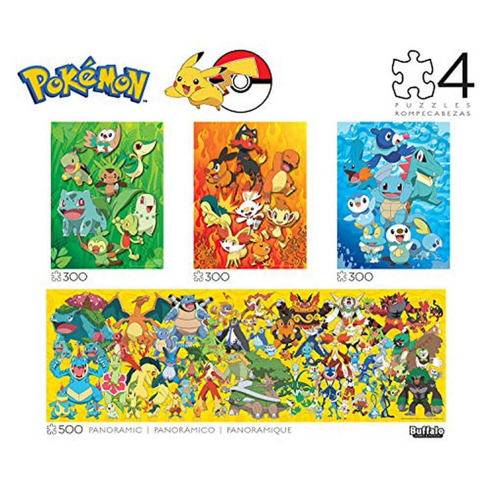 Pokemon 4 in 1 Multipack Jigsaw Puzzles - Walmart.com - Walmart.com