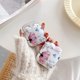 thumbnail image 4 of Compatible con AirPods 1 y 2 Fundas para Mujeres y Niñas, Lindo Diseño Floral Funda Protectora Dura a Prueba de Golpes para AirPods 1 y 2 - Flor Rosa, 4 of 4