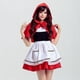 thumbnail image 1 of Disfraz de Caperucita Roja para mujer, disfraz de Carnaval de Halloween, bonito disfraz de sirvienta de cafetería japonesa Lolita, vestido de fiesta elegante, 1 of 4