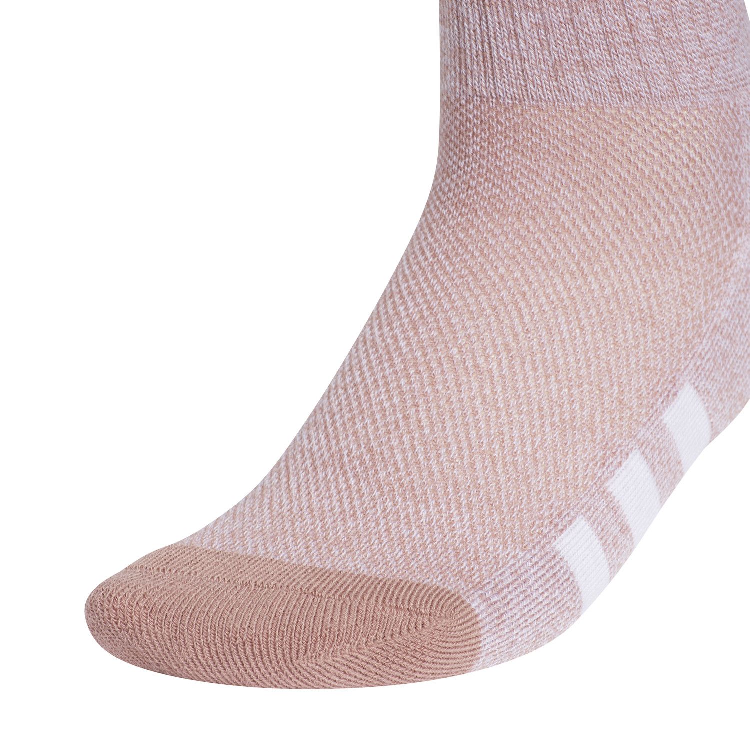 Adidas Girls' Athletic Crew Socks 6-Pack Light Gray Aqua photo 3