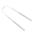 thumbnail image 4 of Raspador de lengua en forma de U para adultos, tratamiento portátil para el mal aliento, limpiador de lengua de acero inoxidable, herramienta de cuidado bucal, 4 of 8