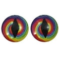 thumbnail image 3 of Tie Dye Colorful Dragon Glass Eyes, 3 of 9