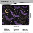 thumbnail image 7 of Bulopur Purple Bat Star Car Trunk Mat 29" x 39", Moon Bat Pattern Cargo Liner, Waterproof Non-Slip Rear Cargo Mat for Halloween Driving, 7 of 7