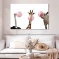 thumbnail image 2 of Elephant Stock Funny Animals Wall Art - Horizontal Canvas Wall Art - Living Room Wall Decor - Humor Canvas - White And Beige Decor - 51" x 34", 2 of 8
