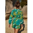 thumbnail image 5 of Botanical Print Long Sleeve Romper, 5 of 5