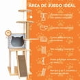 thumbnail image 2 of Mueble rascador 40*50*120cm Burmes – gris gris, 2 of 8