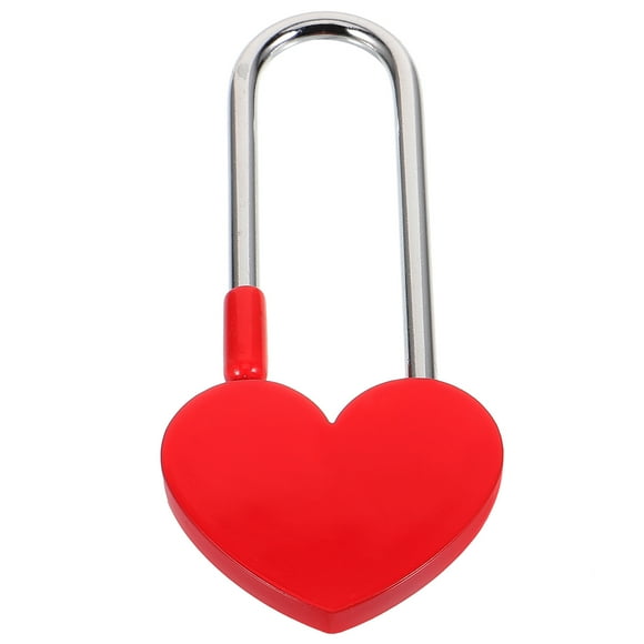 KAKOWELY Candado pequeño de metal con forma de corazón para bodas y turismo.