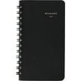 ATAGLANCE 2024 Weekly Planner Black Pocket 2 12 x 4 12 Weekly