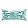 thumbnail image 3 of Striped Flower Pattern King Size Pillowcase Ultra Soft Silky Fabric Wrinkle Fade Resistant 20x40in, 3 of 9