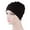 Black, variant on SPRING PARK Muslim Women Hijab Hair Loss Turban Pleated Beanie Head Scarf Wrap Chemo Cap Hat