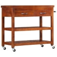 thumbnail image 1 of vidaXL Kitchen Trolley 100x48x89 cm Solid Acacia Wood, 1 of 5