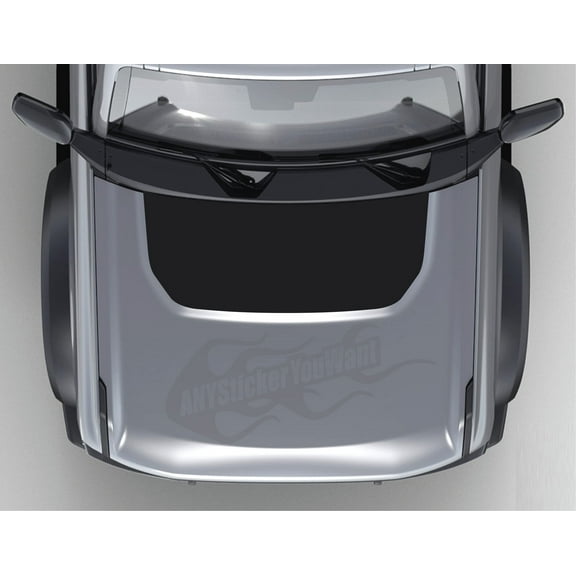 Any Sticker You Want - Full Solid Blackout Hood Vinyl Decal Compatible with and Fits 2021 Ford Bronco