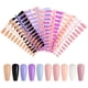 thumbnail image 1 of 240 uñas postizas de colores mezclados con forma de bailarina larga, uñas artificiales pintadas de acrílico, manicura, diseño de bricolaje, decoración, 11 tamaños para mujeres y niñas (color elegante), 1 of 4