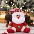 thumbnail image 1 of Juego de adornos para árbol de Navidad | Adornos colgantes de Papá Noel, reno y muñeco de nieve | Decoración navideña de tela no tejida para el hogar y fiestas, 1 of 3