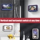 thumbnail image 5 of Tholdsy Funda protectora para teléfono de ducha sin perforaciones montada en la pared, resistente al agua, para baño, soporte para teléfono móvil, Teléfono y Comunicación No.1, 5 of 6