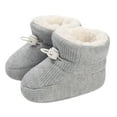 thumbnail image 6 of Fozruso Fashion Toddler Colorful Little Girls Winter Warm Kids Baby Knitted Pre Walkers Boots,Sizes 6(12-18 Months), 6 of 6