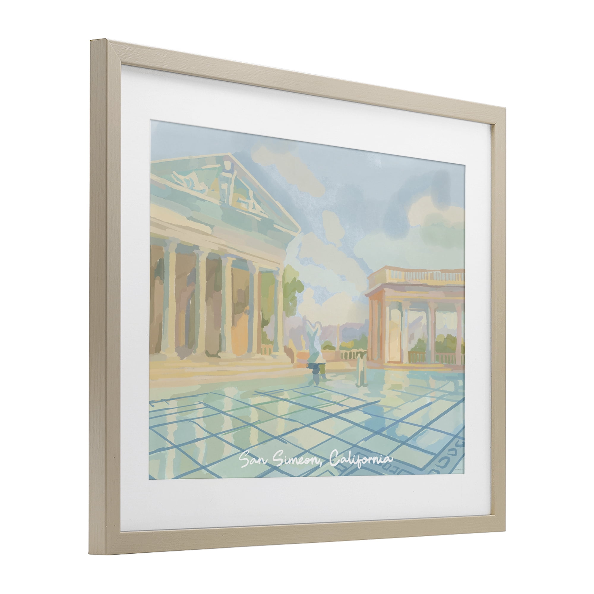 Stupell Industries San Simeon California Birch Framed Print Under Glass, design by Amelia Noyes